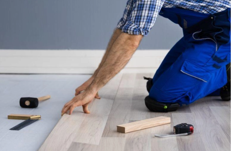 Floor installation | Haight Carpet & Interiors